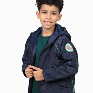 Microfiber Jacket (Navy Blue*Green)